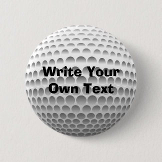 golfbal ronde button 5,7 cm