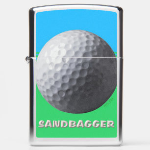Golfbal Sandbagger Zippo-aansteker