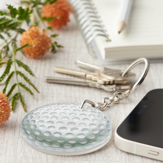 golfbal sleutelhanger (Voorkant Rechts)