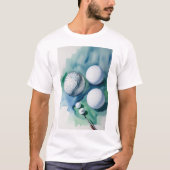 Golfbal spatten t-shirt (Voorkant)