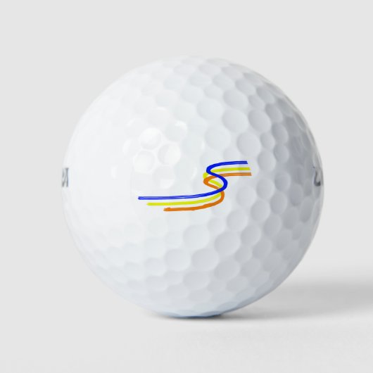 Golfbal Sprong Golfballen (Voorkant)