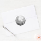 Golfbal Stickers (voeg je eigen tekst toe als je w (Envelop)