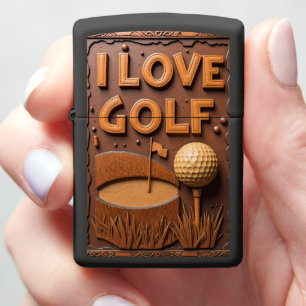 Golfbal Tee Monochroom Bruin