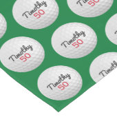 Golfbal Verjaardagsfeestje - 50ste of ander jaar Korte Tafelloper (Hoek)