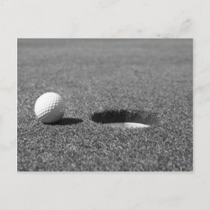 Golfbalgat Briefkaart