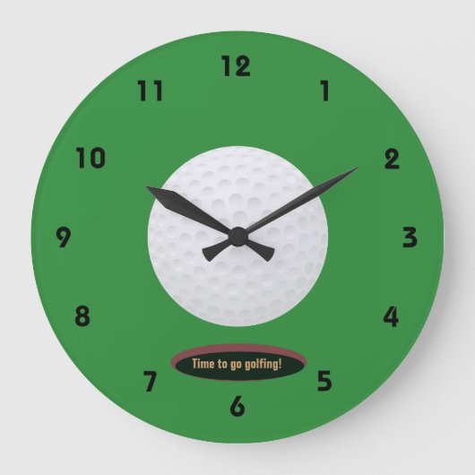 Golfbalklep Grote Klok (Voorkant)