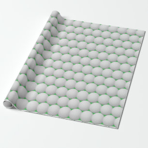 Golfballen Abstract Ontwerp Verpakkende Document B Cadeaupapier