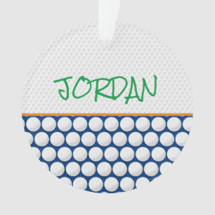 Golfballen NAAM Modern Golfen Kinder Kleurrijke Pl Ornament