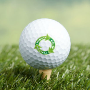 Golfballen verminderen, hergebruiken, recyclen