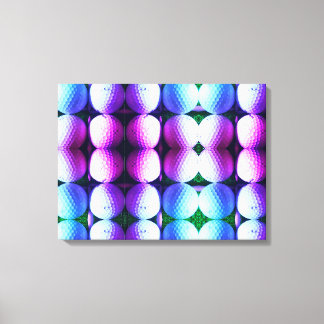 Golfballetjes Verdraaid Canvas Afdrukken