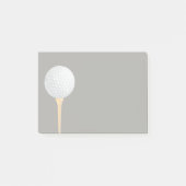golfballonontwerpartikel met grijs teken post-it® notes (Voorkant)
