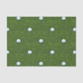 Golfbalontwerp - Groen grijs-patroonpapier Tissuepapier (Voorkant)