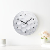 Golfbalontwerpwandklok Grote Klok (Huis)