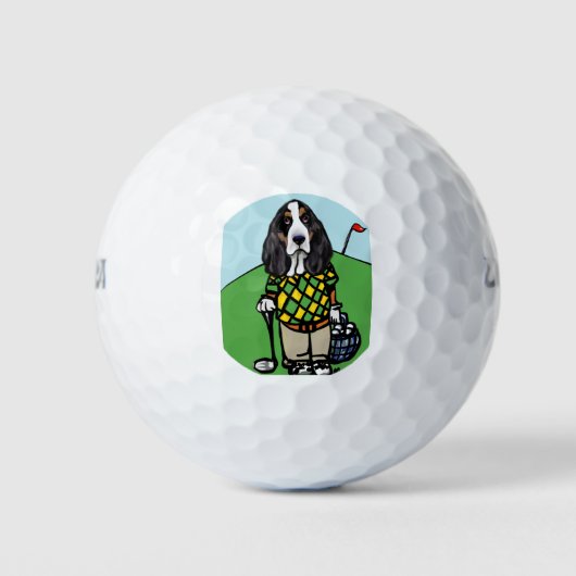 GOLFBASSET GOLFBALLEN (Voorkant)
