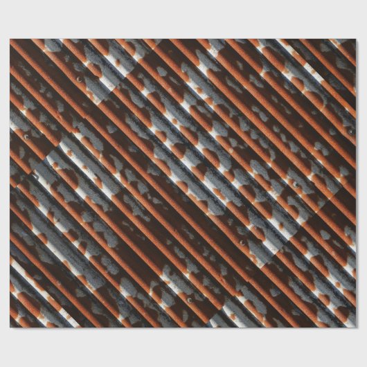 golfbuisje met golfslag cadeaupapier (Vlak)