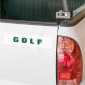 Golfbumpersticker Bumpersticker (Op Truck)