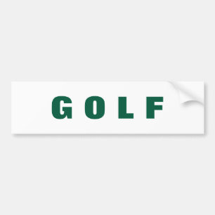 Golfbumpersticker Bumpersticker