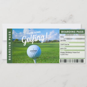 Golfcadeau Certificaat Instapkaart