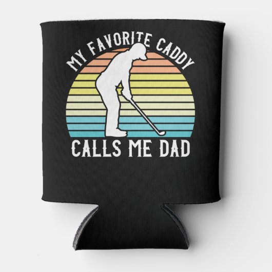 Golfcadeau voor papa, Vaderdag Golfcadeau Blikjeskoeler (Voorkant)