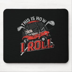 Golfcitaten Funny Golfer Golf - Volwassene Muismat