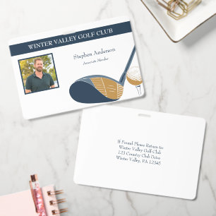 Golfclub Country Club Foto Badge