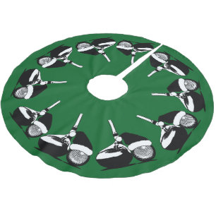 Golfclub en Bal Santa Hat Kerstmis Kerstboom Rok