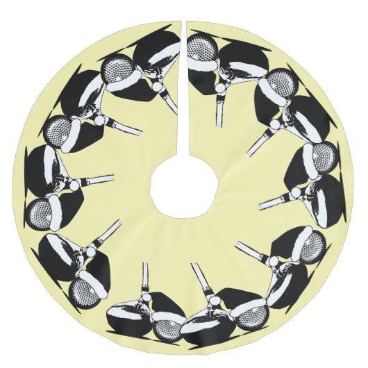 Golfclub en Bal Santa Hat Kerstmis Kerstboom Rok (Voorkant)