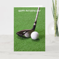 Golfclub en bal Vaderdag