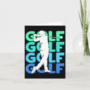 Golfclub Golfen Golfer Kinder Boys Mannen 2 Kaart