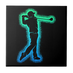 Golfclub Golfer Kinder jongens Mannen Golfen Tegeltje