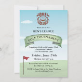 Golfclub Mannen Logo Kaart (Voorkant)