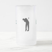 Golfclub op maat matglas bierpul (Center)