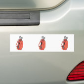 golfclubs bumpersticker (Op auto)