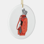 golfclubs keramisch ornament (Rechts)