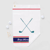 Golfclubs / naam golfspeler golfhanddoek (Insitu)