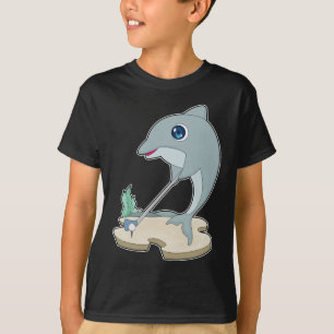 Golfclubs voor dolfijnen t-shirt