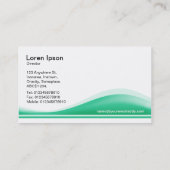 Golfcontour - Ocean Green Visitekaartje (Achterkant)