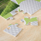 Golfcursus en bal legpuzzel (Zijkant)