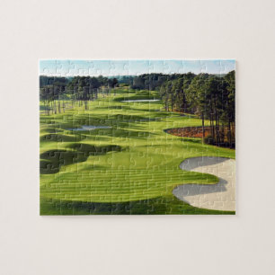 Golfcursus greeens achtergrond legpuzzel