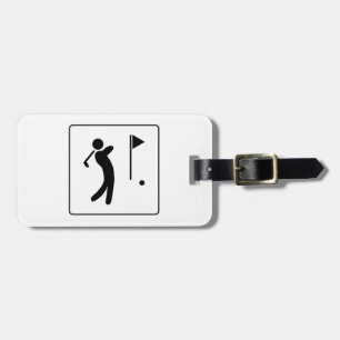 Golfcursus Pictogram Bagagelabel