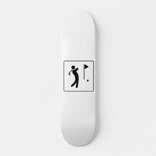 Golfcursus Pictogram Skateboard