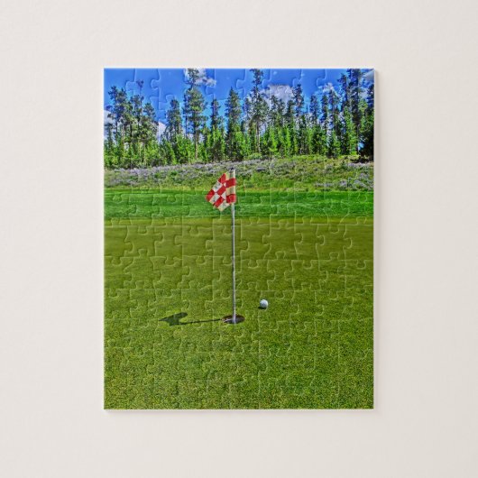 Golfcursus puzzle legpuzzel (Verticaal)