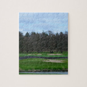 Golfcursus uitdagen legpuzzel