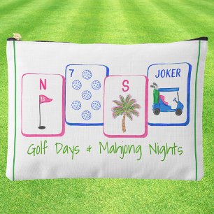 Golfdagen & Mahjongnachten / Golf Tegels Mahjong Etui