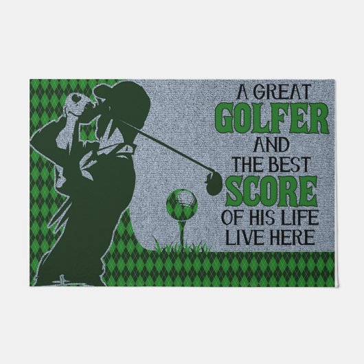 Golfdoormat, Sport Lovers doormat Deurmat (Voorkant)