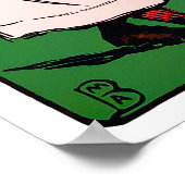  Golfdruk 1901 Poster (Hoek)