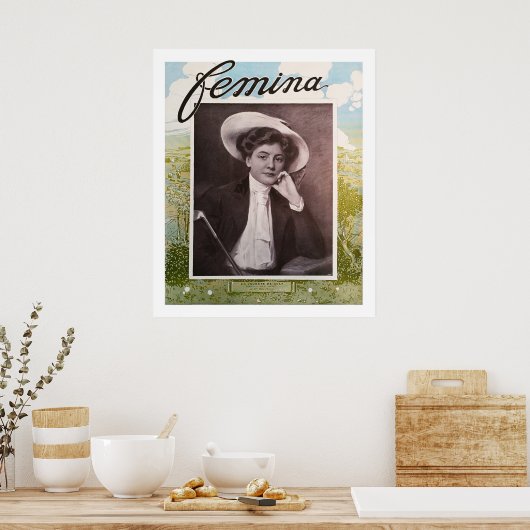  Golfdruk 1908 Poster (Keuken)