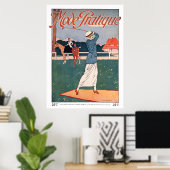  Golfdruk 1914 Poster (Thuiskantoor)