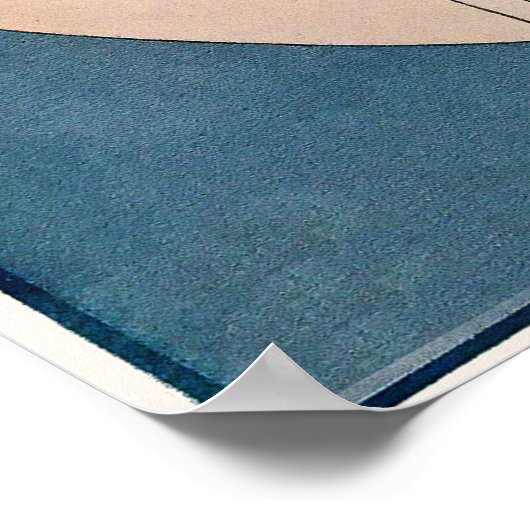  Golfdruk 1919 Poster (Hoek)