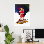  Golfdruk 1924 Poster (Thuiskantoor)